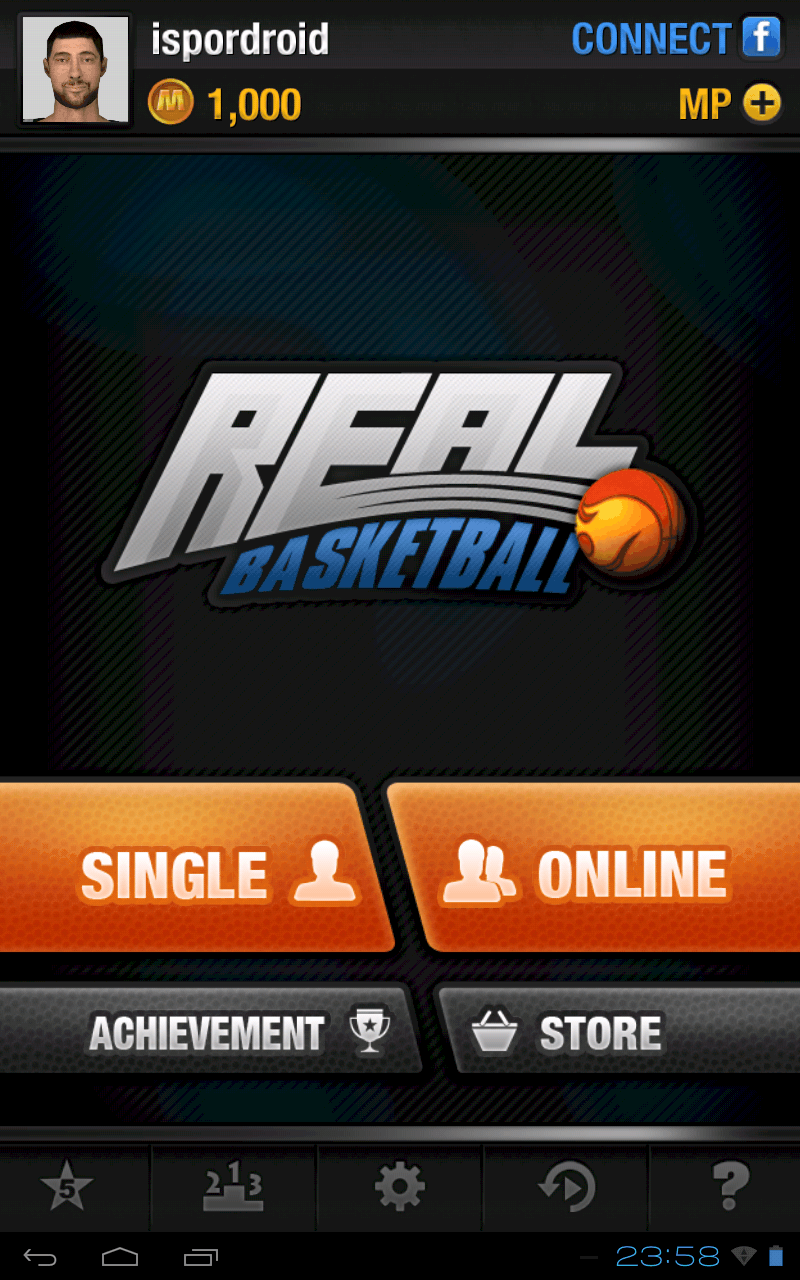 Скриншот #1 из игры Real Basketball