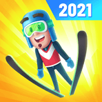 Приложение Ski Jump Challenge на Андроид