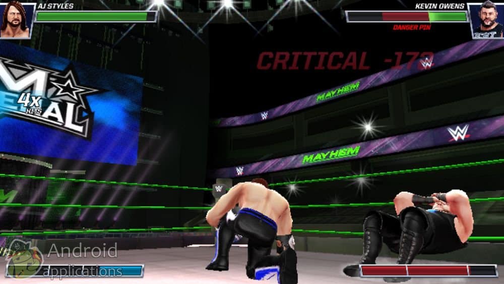 Скриншот #1 из игры WWE Mayhem
