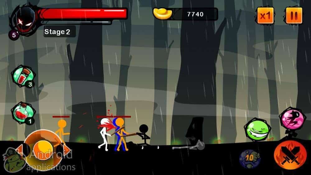 Скриншот #1 из игры Stickman Ghost: Ninja Warrior