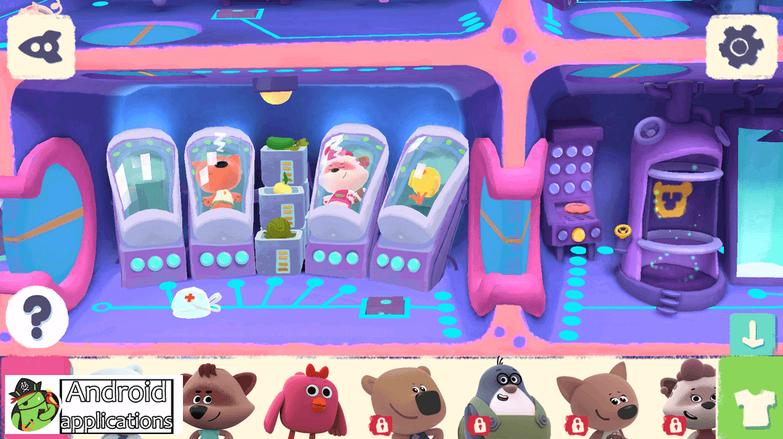 Скриншот #1 из игры Be-be-bears in space