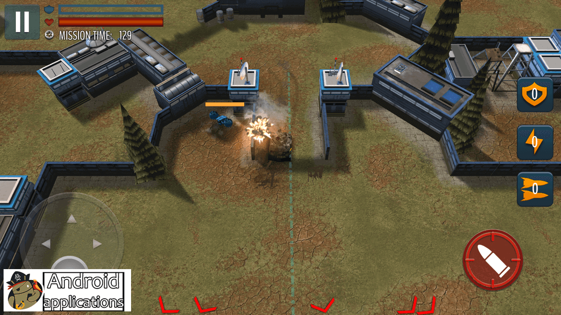 Скриншот #1 из игры Tank Battle Heroes
