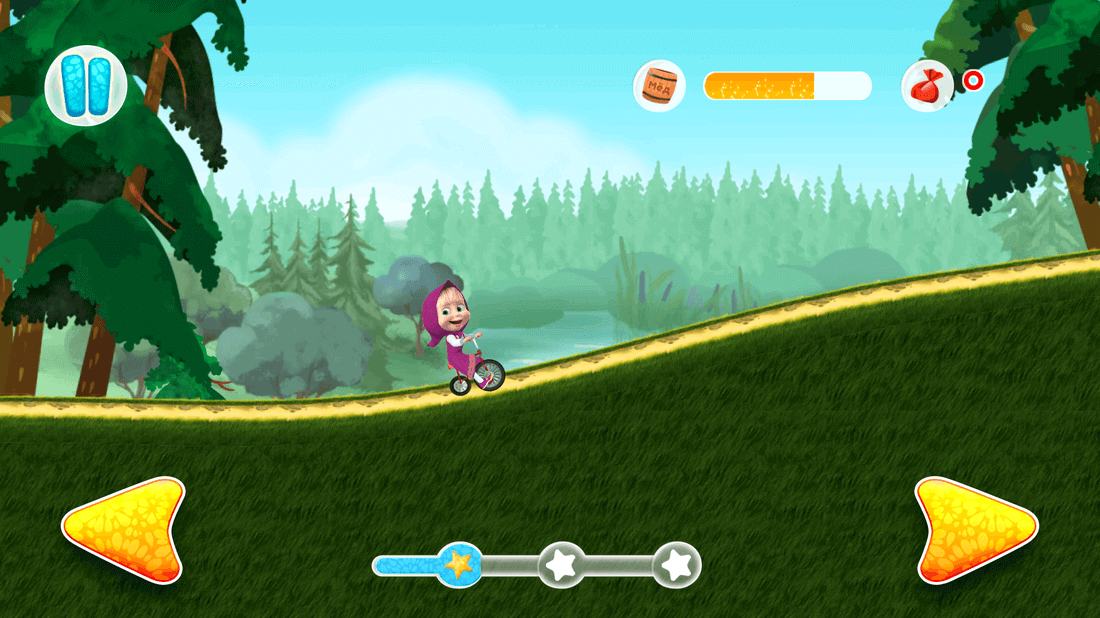Скриншот #1 из игры Маша и Медведь: гонки и Машинки для Детей