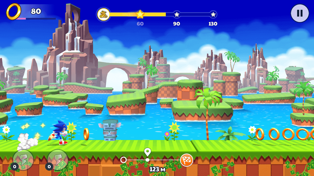 Скриншот #1 из игры Sonic Runners Adventure