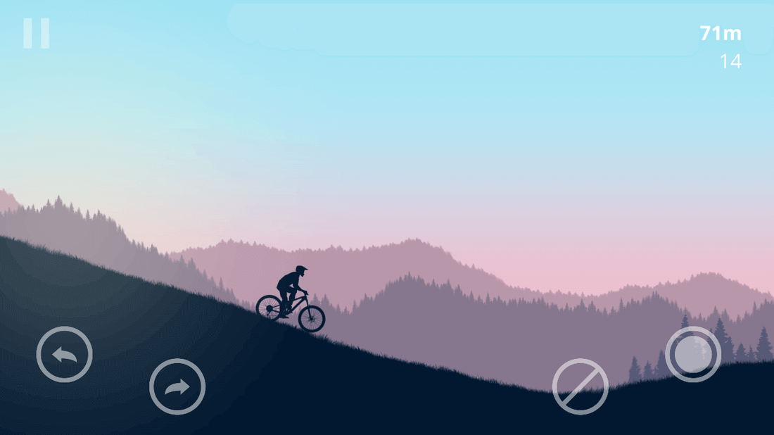 Скриншот #1 из игры Mountain Bike Xtreme