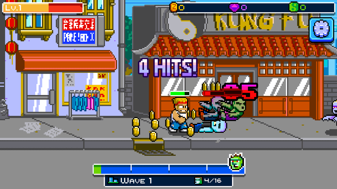 Скриншот #1 из игры Кунг-фу Z