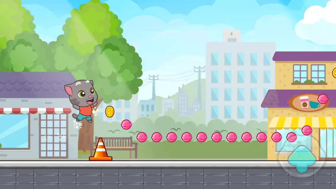 Скриншот #1 из игры Говорящий Том: за конфетами!
