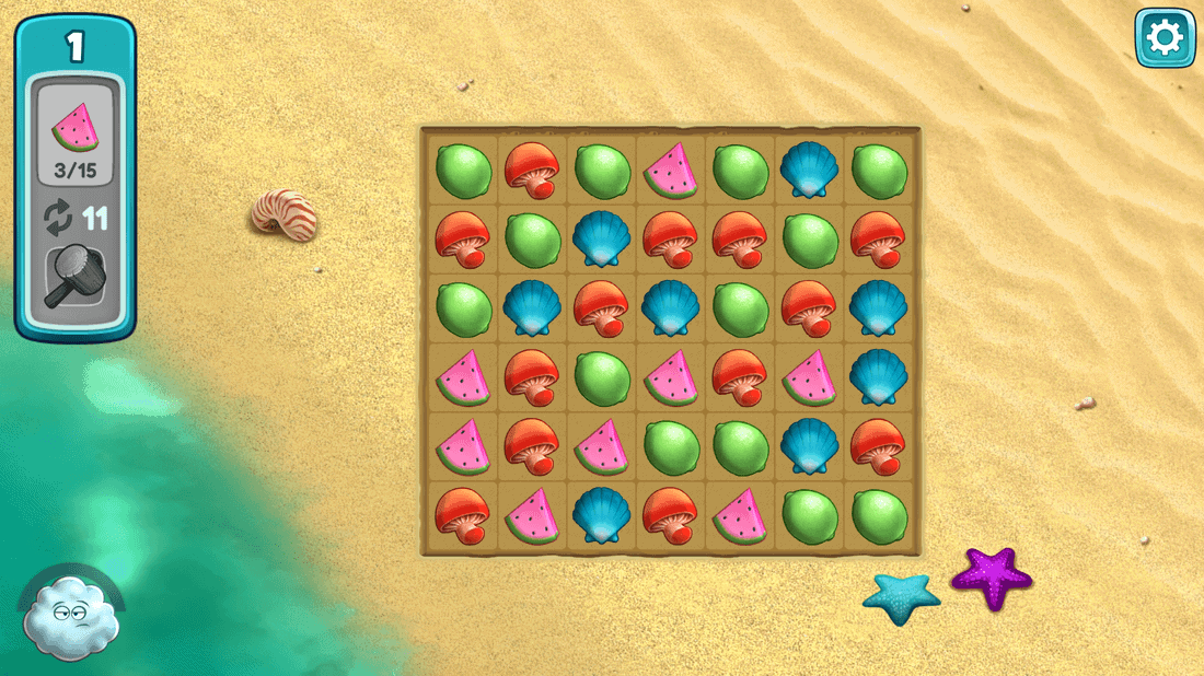 Скриншот #1 из игры Animal Cove: Solve Puzzles & Customize Your Island