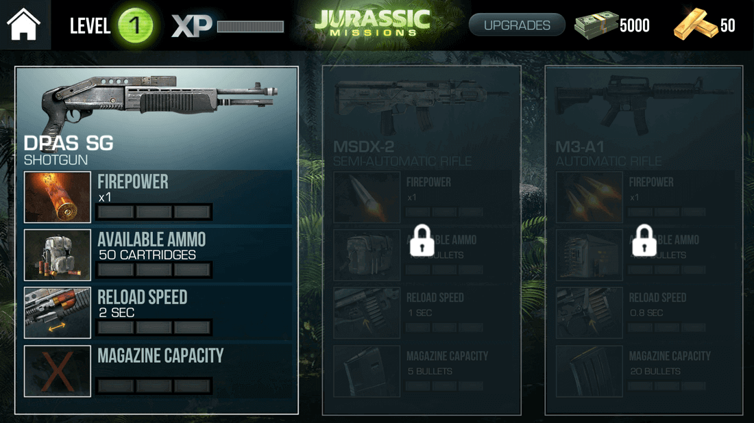 Скриншот #1 из игры JURASSIC MISSIONS