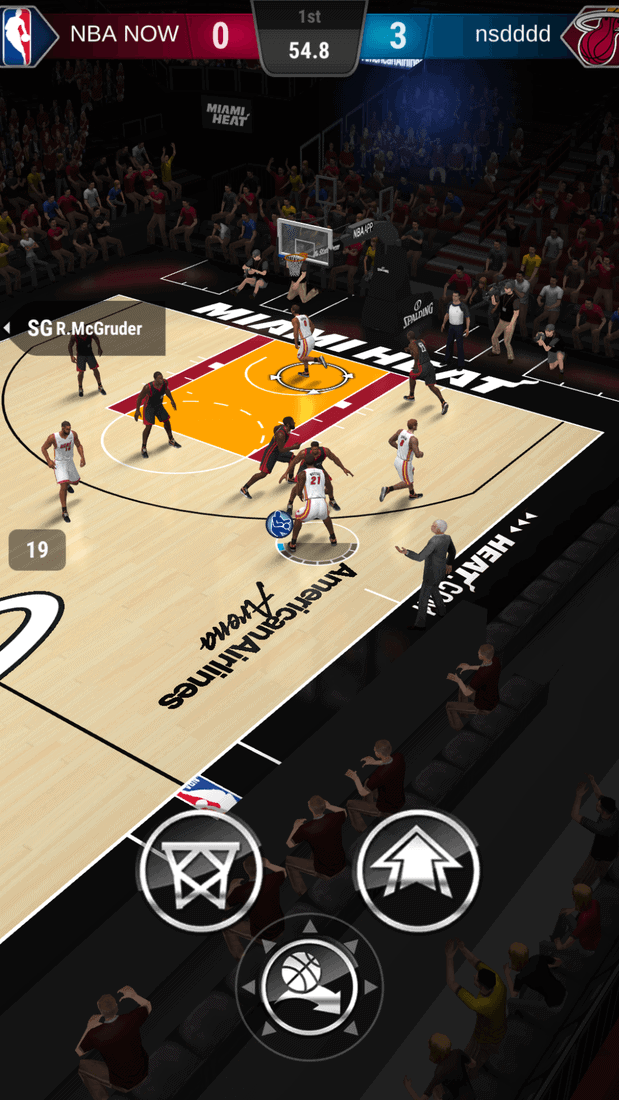 Скриншот #1 из игры NBA NOW Mobile Basketball Game