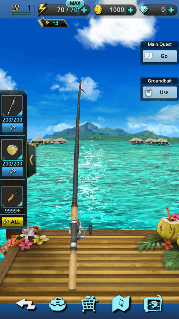 Скриншот #1 из игры Fishing Tour : Hook the Big fish!