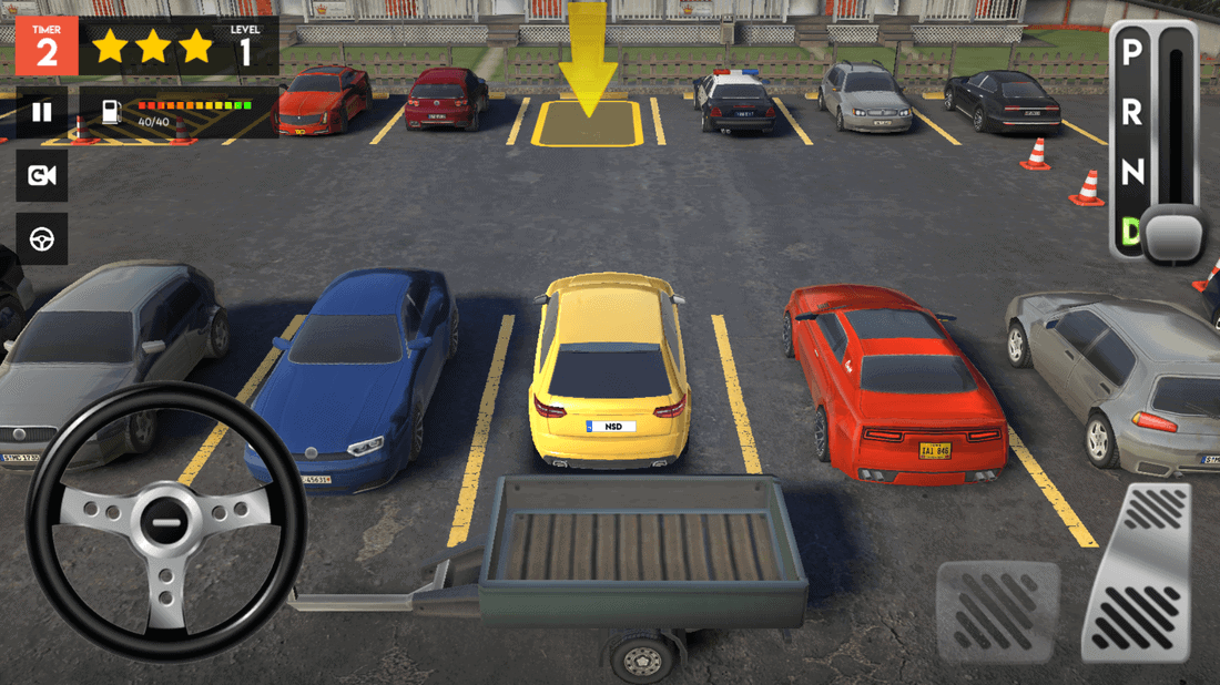 Скриншот #1 из игры Car Parking Pro - Car Parking Game & Driving Game