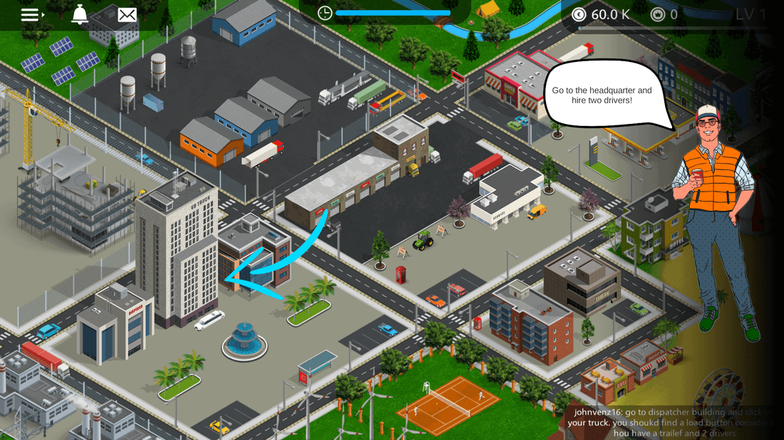 Скриншот #1 из игры Virtual Truck Manager