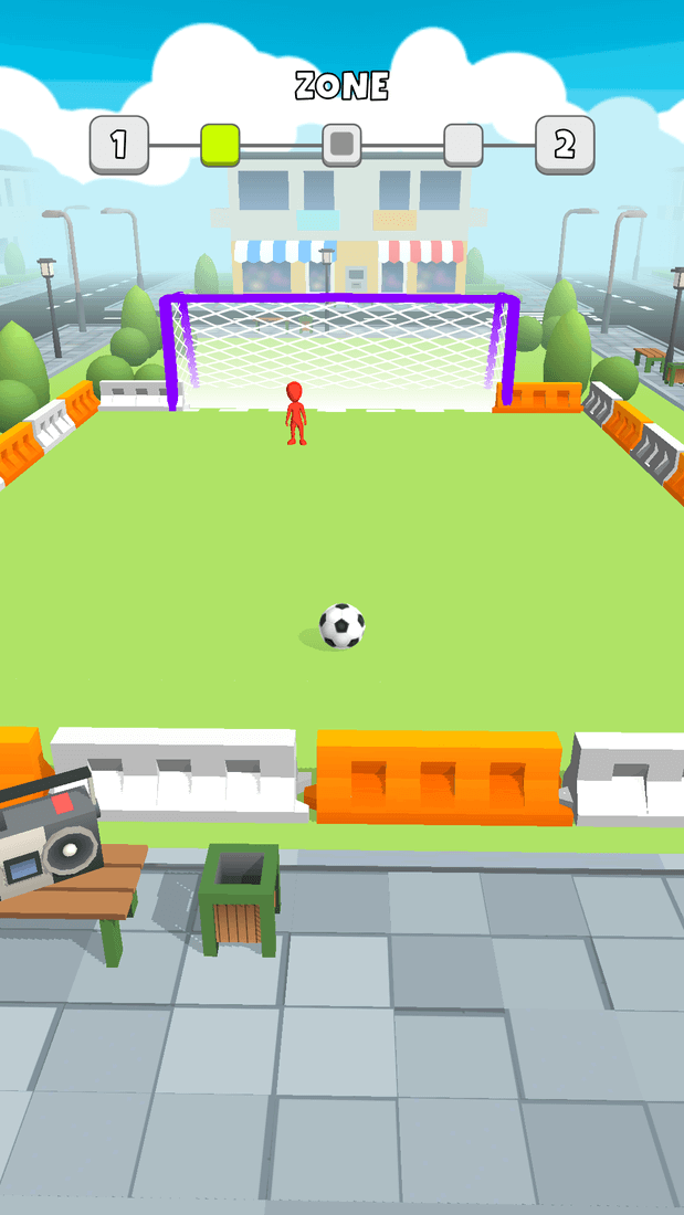Скриншот #1 из игры Crazy Kick!