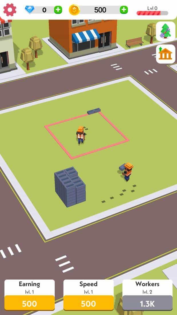 Скриншот #1 из игры Idle Construction 3D