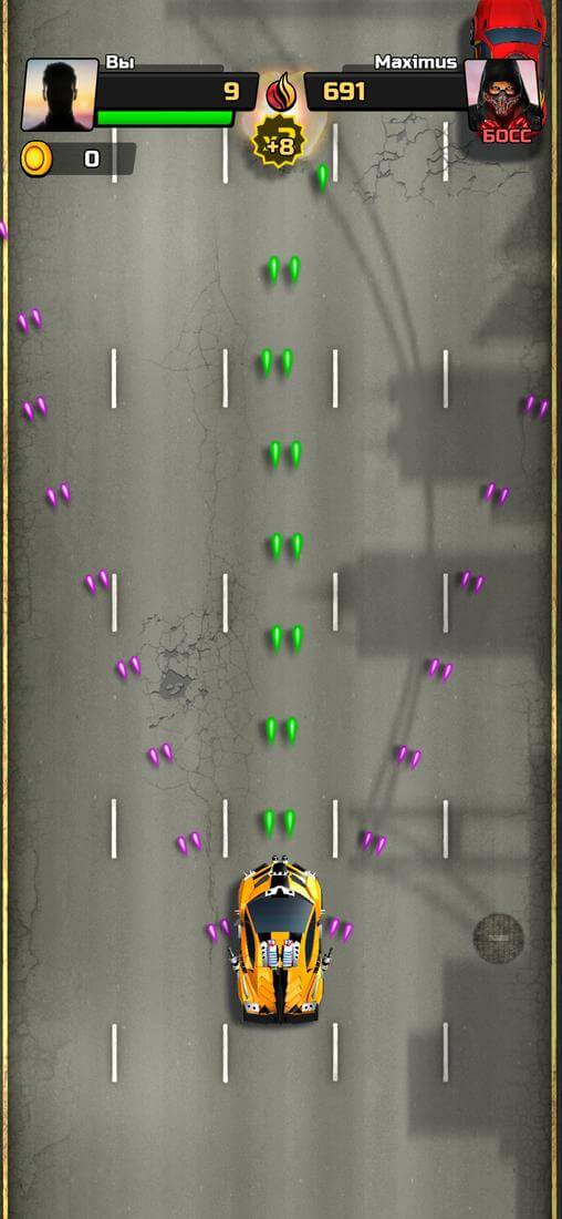 Скриншот #1 из игры Chaos Road: Гонки и сражения