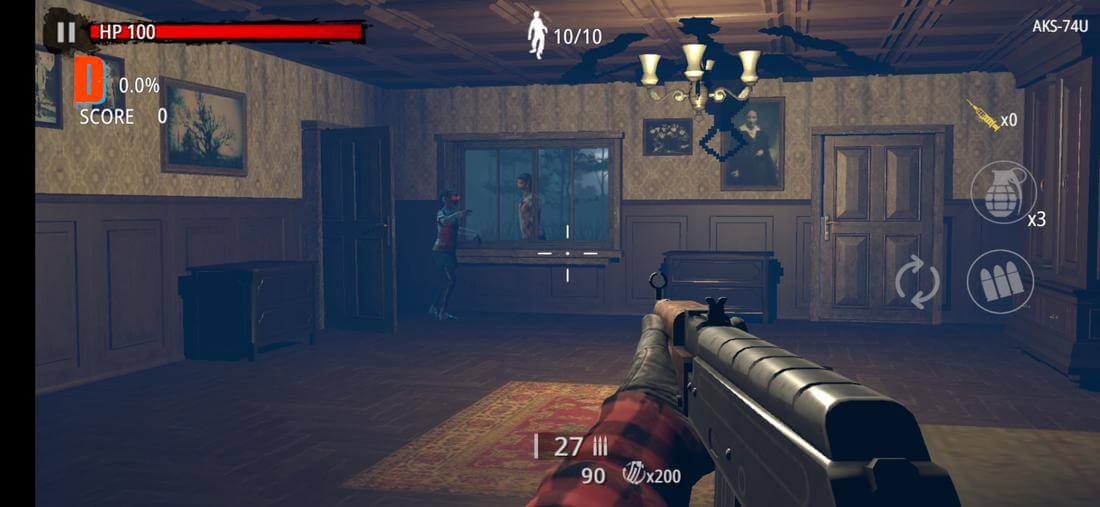Скриншот #1 из игры Zombie Hunter D-Day : Offline Shooting Game