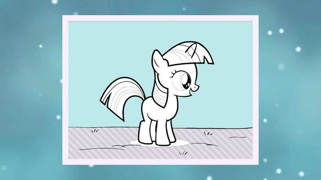 Скриншот #1 из игры My Little Pony Color By Magic