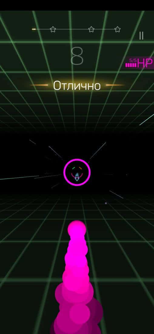 Скриншот #1 из игры Smash Colors 3D - Rhythm Game >>Rush the Circles