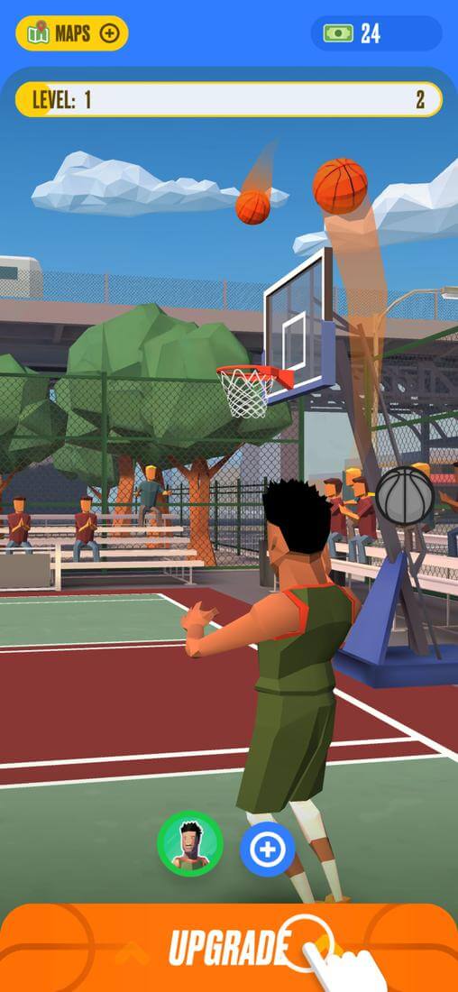 Скриншот #1 из игры Basketball Idle