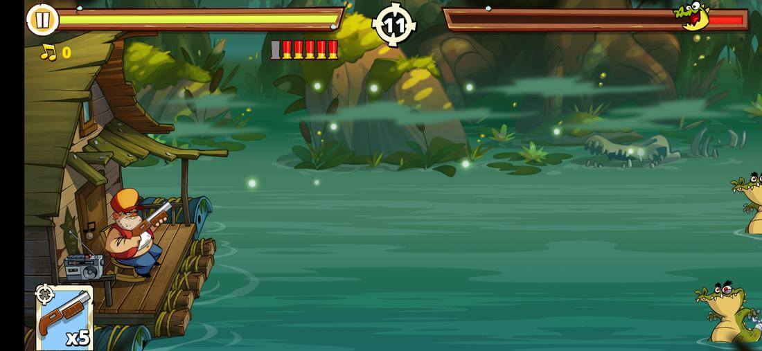 Скриншот #1 из игры Swamp Attack 2
