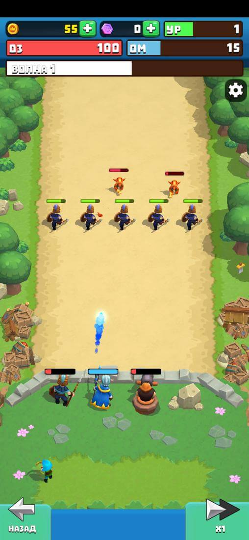 Скриншот #1 из игры Wild Castle TD: Grow Empire Tower Defense