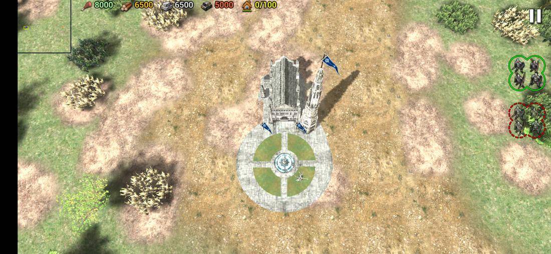 Скриншот #1 из игры Shadows of Empires: PvP RTS