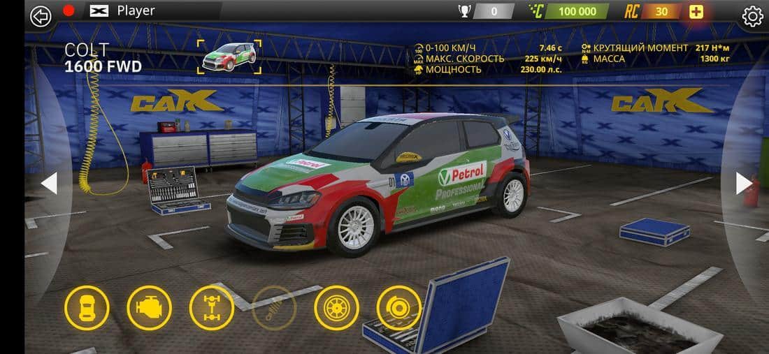 Скриншот #1 из игры CarX Rally