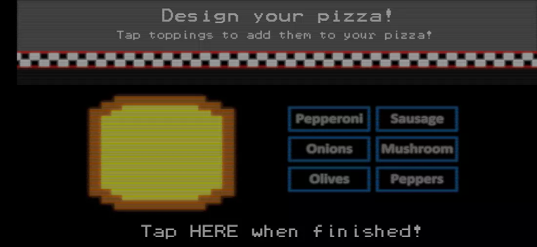 Скриншот #1 из игры FNaF 6: Pizzeria Simulator