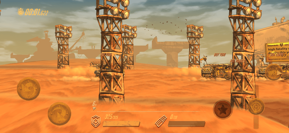 Скриншот #1 из игры Road Warrior Nitro: пустыня