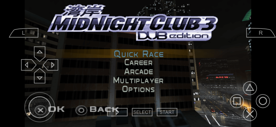 Скриншот #1 из игры Midnight Club 3
