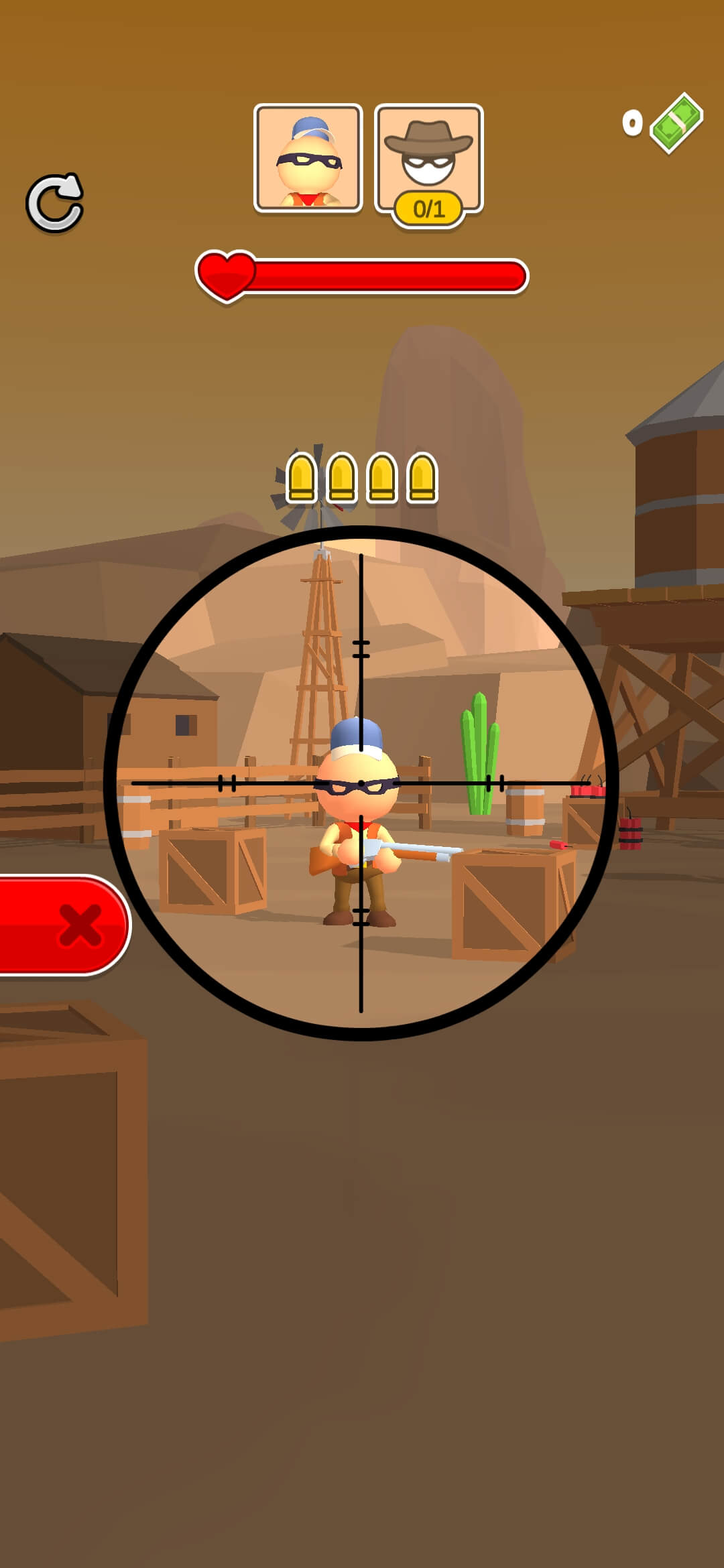 Скриншот #1 из игры Western Sniper: Cнайпер 3D FPS