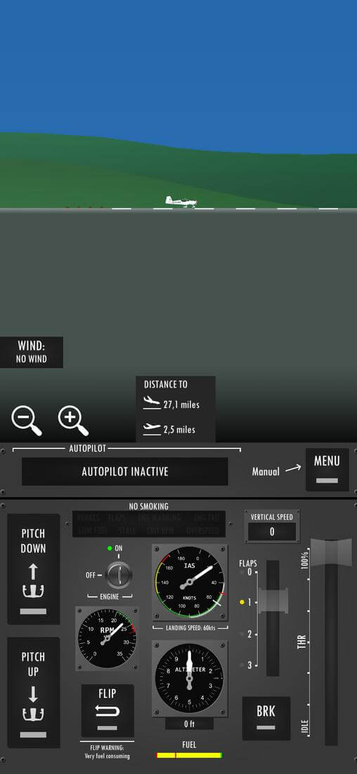 Скриншот #1 из игры Flight Simulator 2d - sandbox