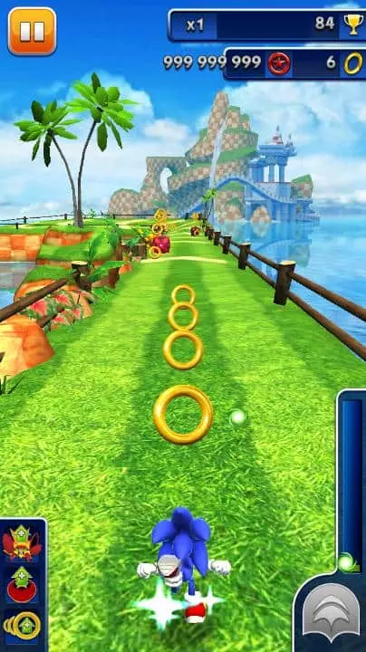 Скриншот #1 из игры Sonic Dash