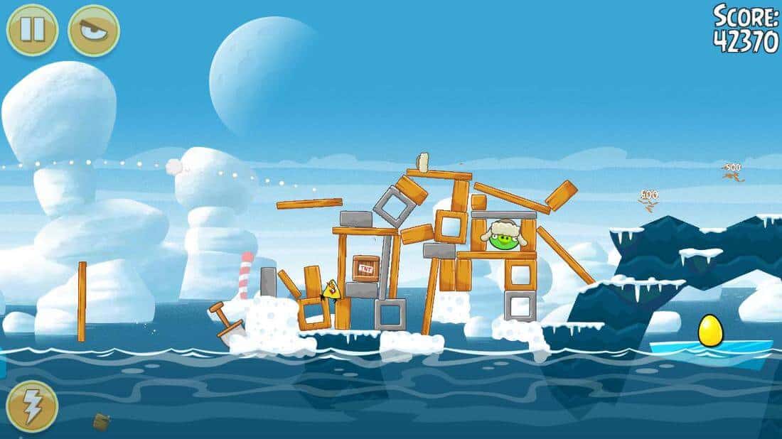 Скриншот #1 из игры Angry Birds Seasons