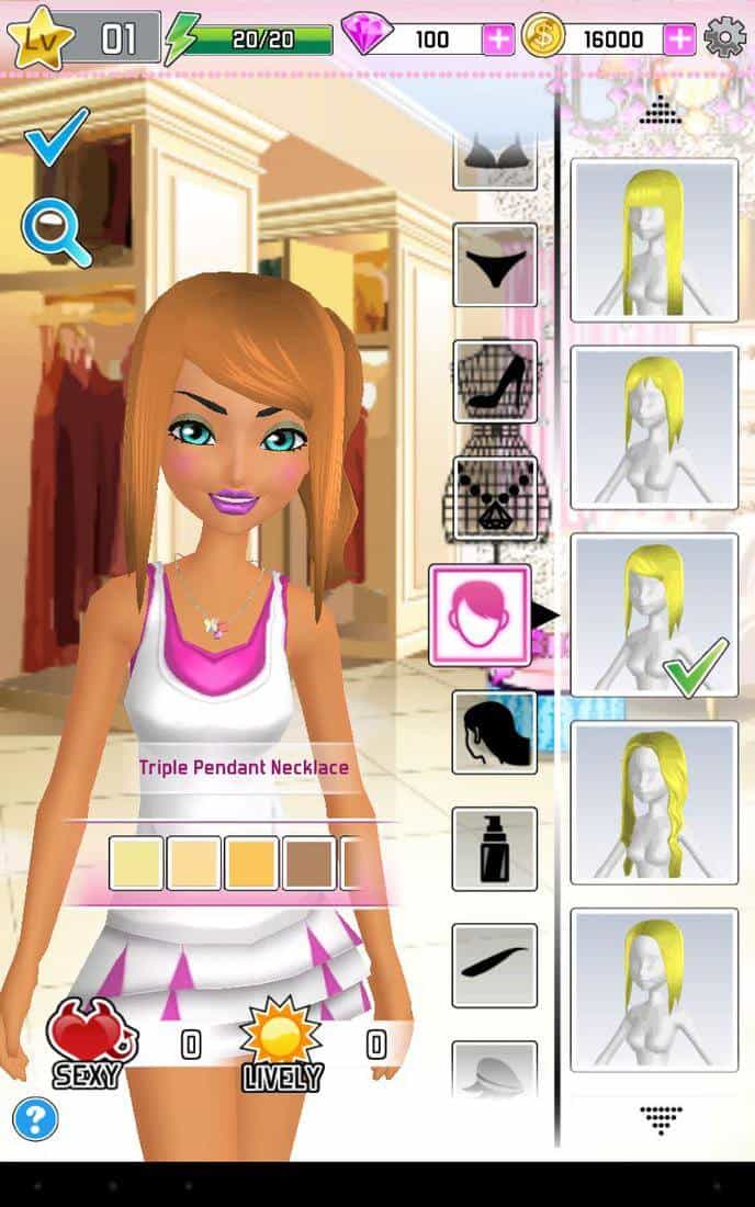 Скриншот #1 из игры Superstar Fashion Girl