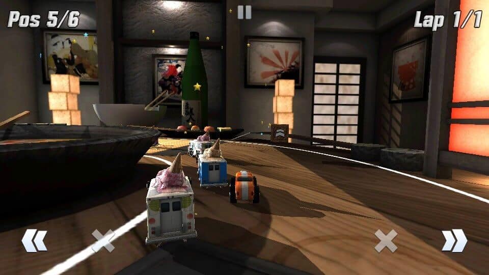 Скриншот #1 из игры Table Top Racing