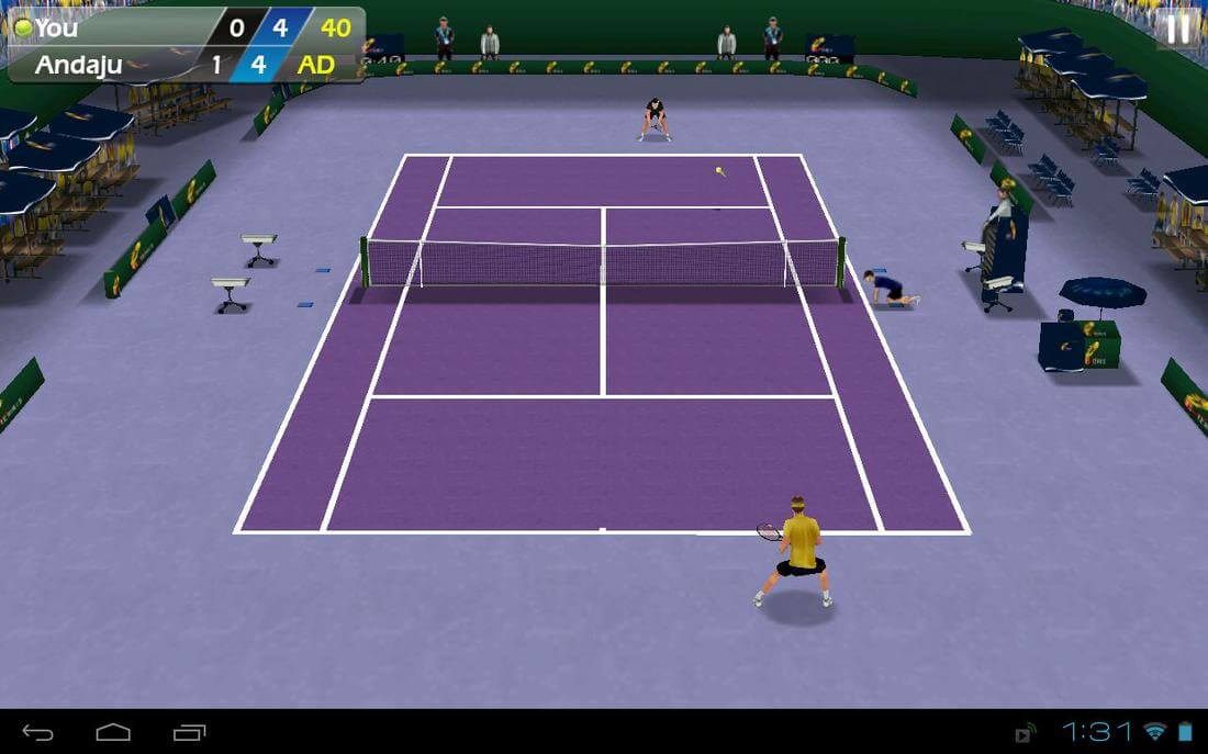 Скриншот #1 из игры Теннис пальцем 3D - Tennis