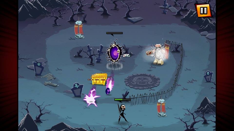 Скриншот #1 из игры Nun Attack