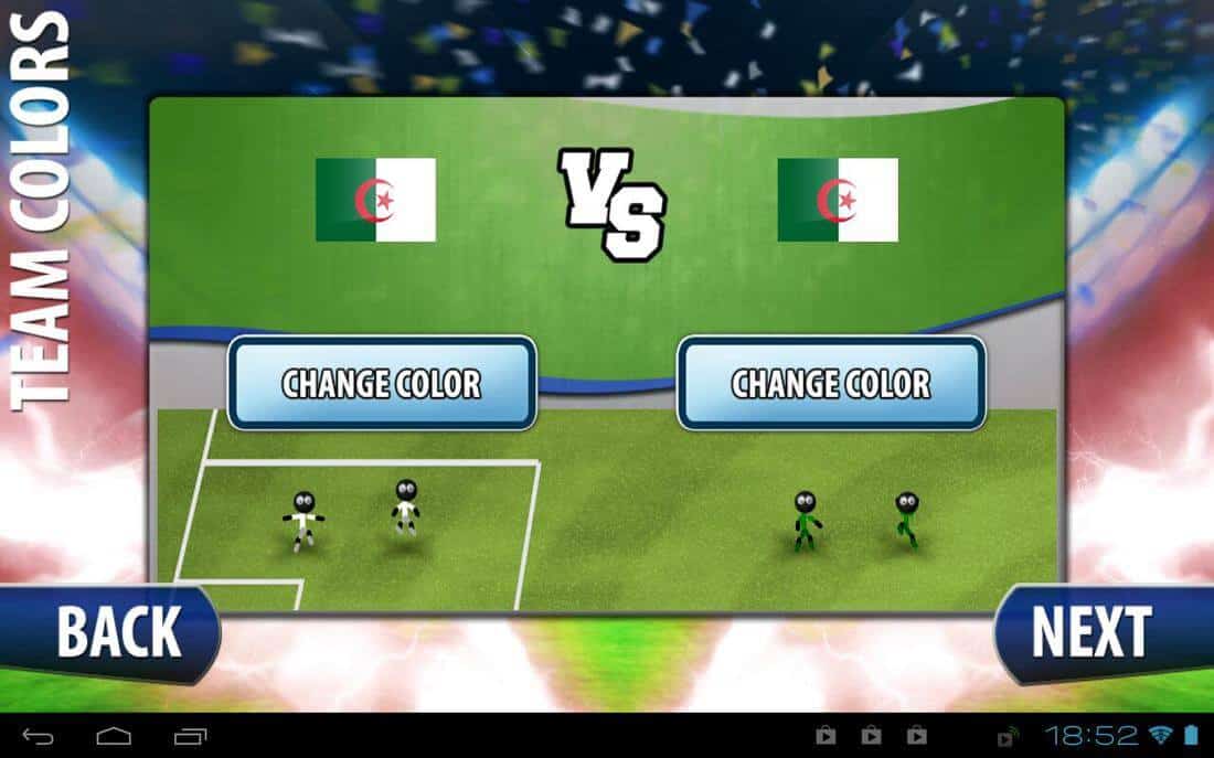 Скриншот #1 из игры Stickman Soccer 2014