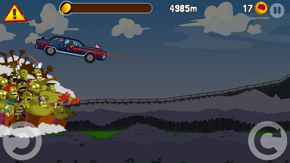 Скриншот #1 из игры Zombie Road Trip