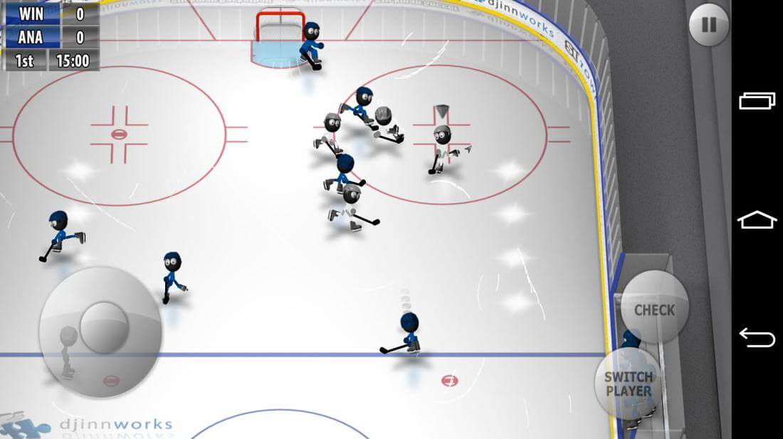 Скриншот #1 из игры Stickman Ice Hockey