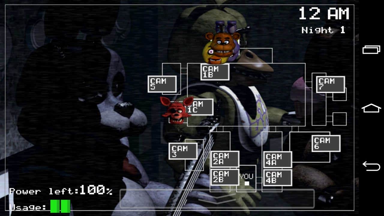 Скриншот #1 из игры Five Nights at Freddy's