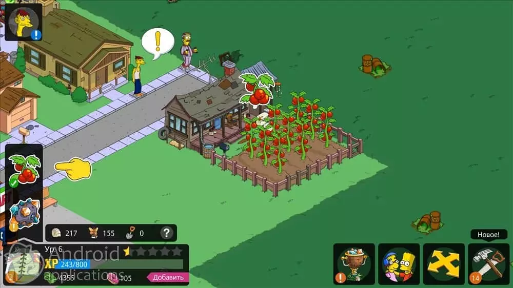 Скриншот #1 из игры The Simpsons™: Tapped Out