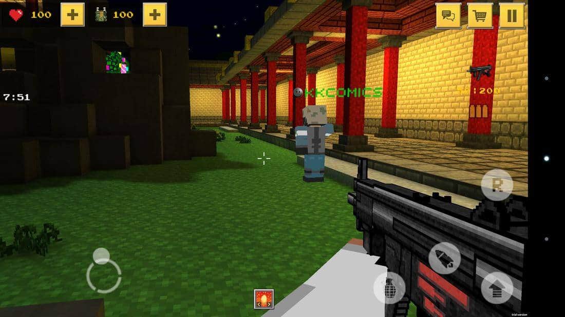 Скриншот #1 из игры Block Force - Cops N Robbers