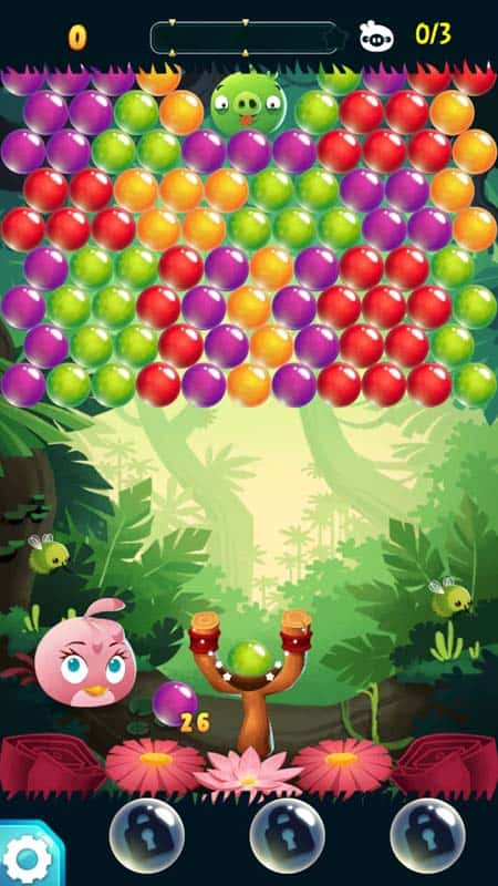 Скриншот #1 из игры Angry Birds POP Bubble Shooter