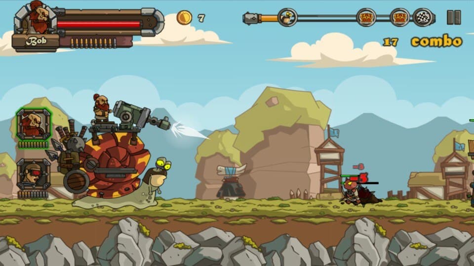 Скриншот #1 из игры Snail Battles