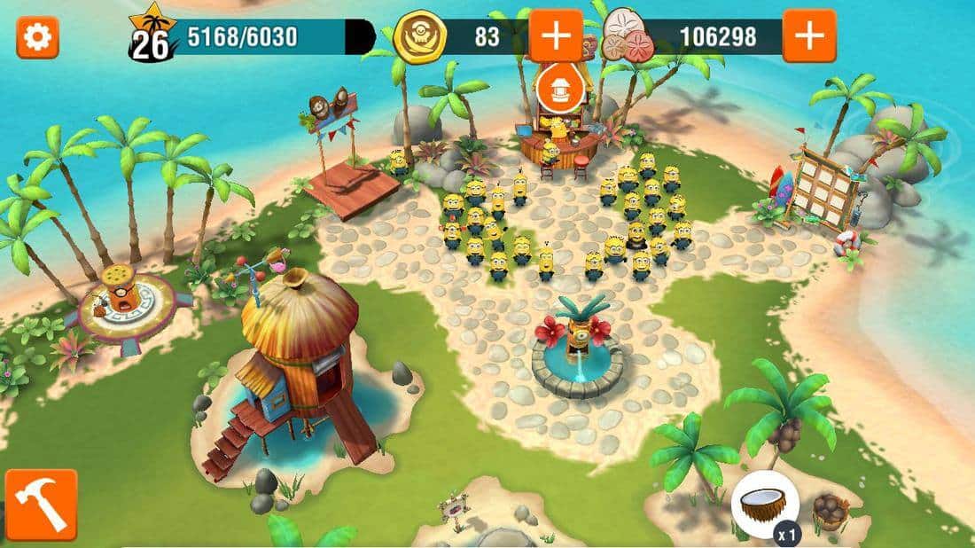 Скриншот #1 из игры Minions Paradise