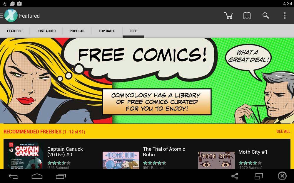 Скриншот #1 из программы Comics