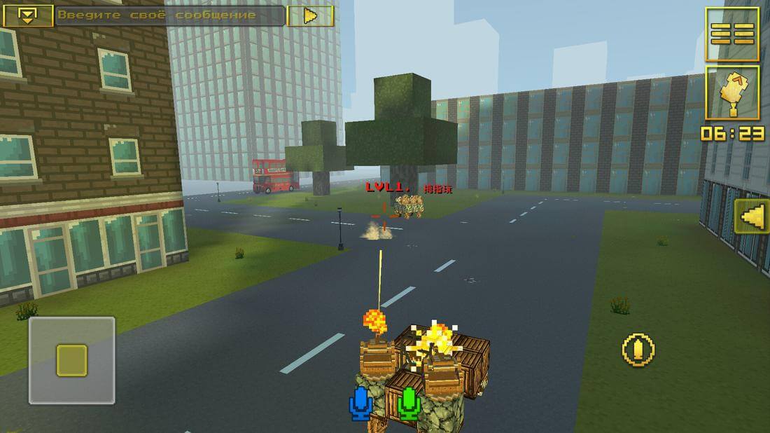Скриншот #1 из игры Blocky Cars Online